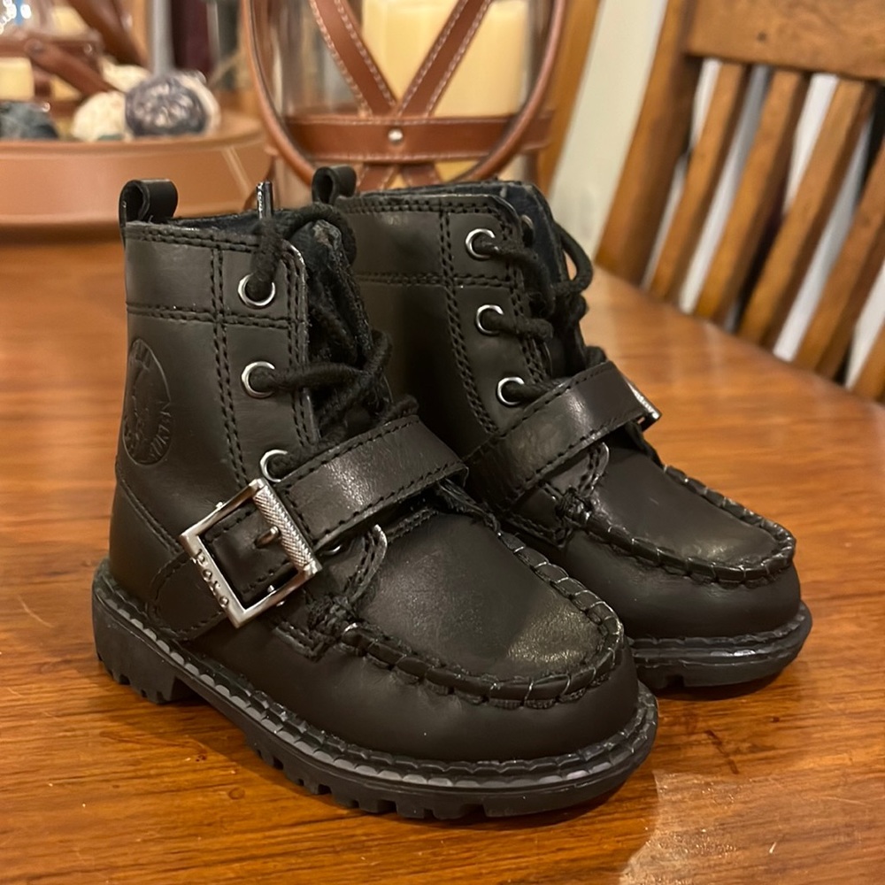 Polo Ralph Lauren Ranger Sportsman Boots Baby Boys Girls Shoes Toddlers Size 4